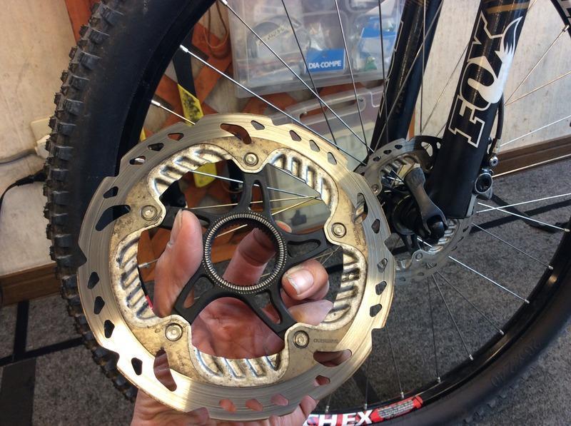 減るのはブレーキパッドだけじゃない ディスクローターもチェック！ DayDownBicycles 長野市 川中島